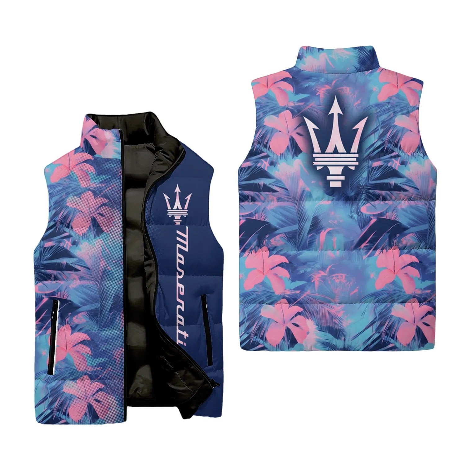 Maserati Sleeveless Puffer Jacket SHW054