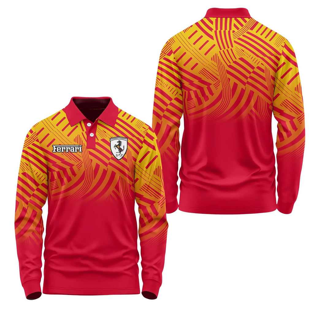 Ferrari Long Sleeve Polo SC121