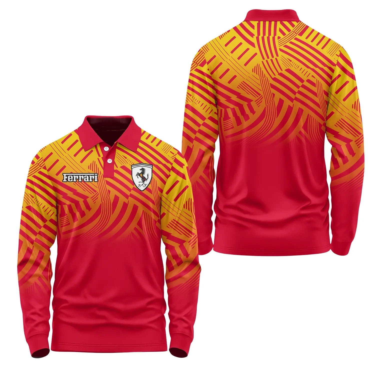 Ferrari Long Sleeve Polo SC121
