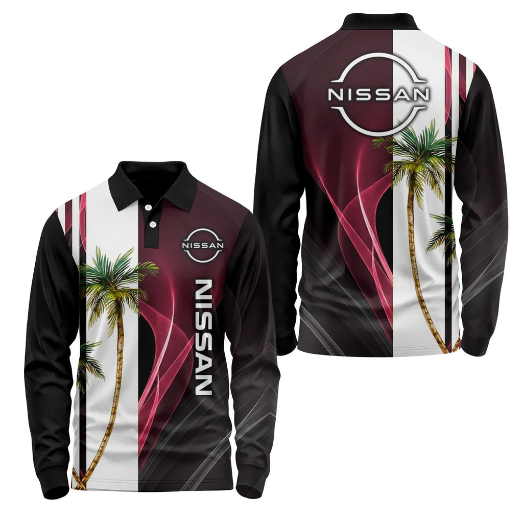 Nissan Long Sleeve Polo SHW036