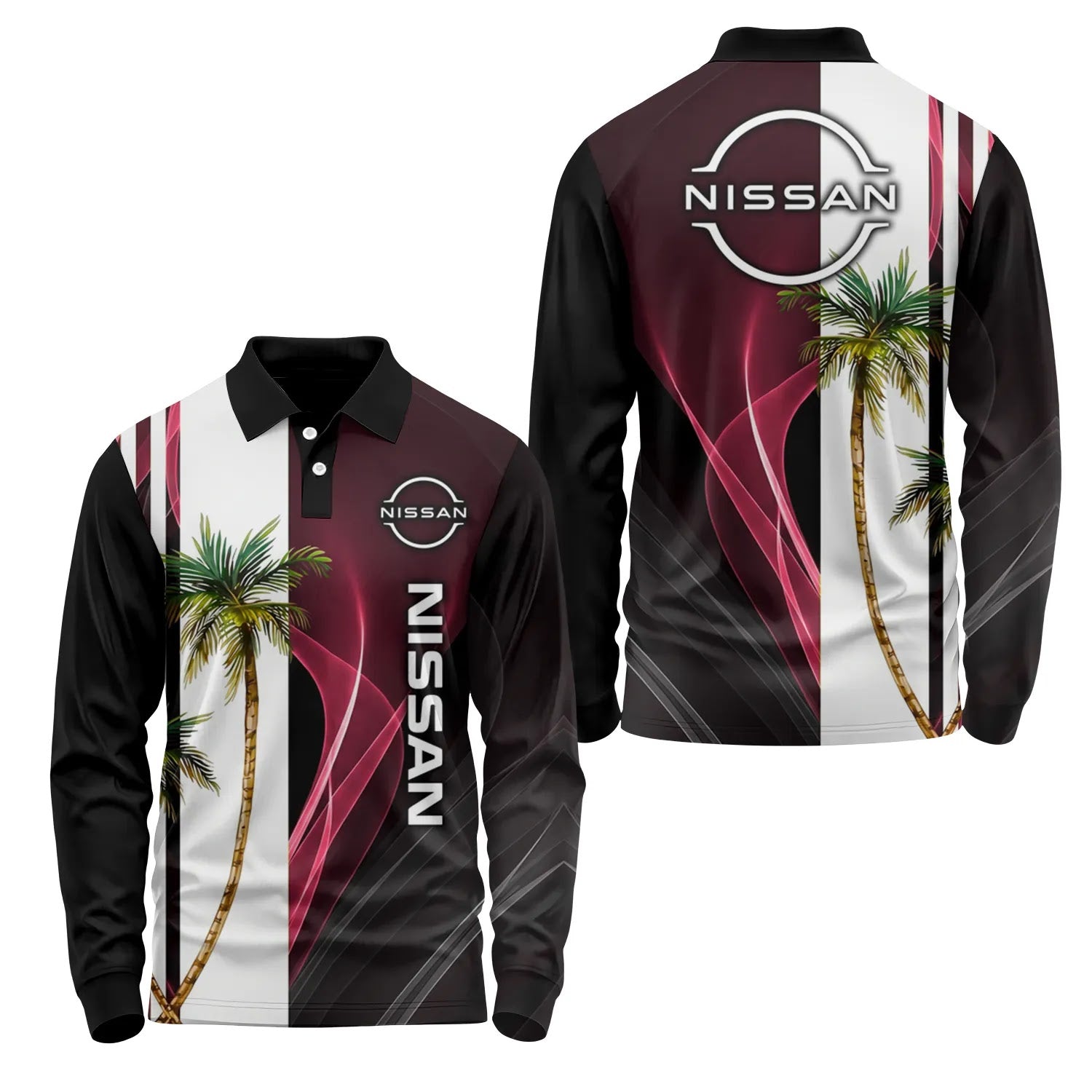 Nissan Long Sleeve Polo SHW036