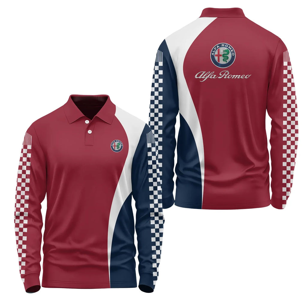 Alfa Romeo Long Sleeve Polo SC073