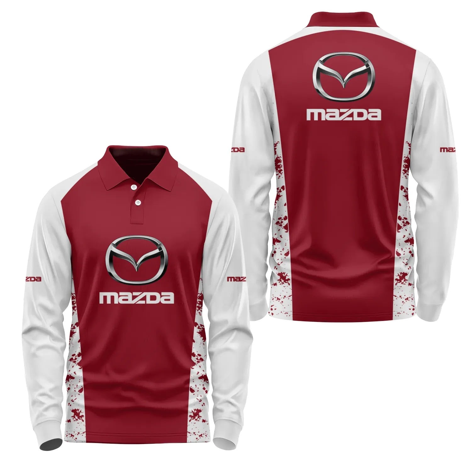 Mazda Long Sleeve Polo SC089