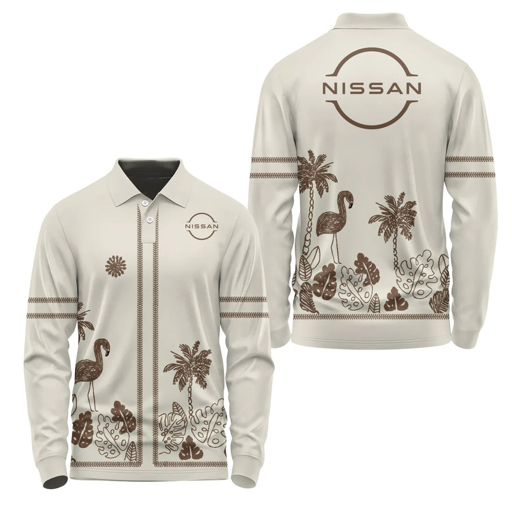 Nissan Long Sleeve Polo SHW044
