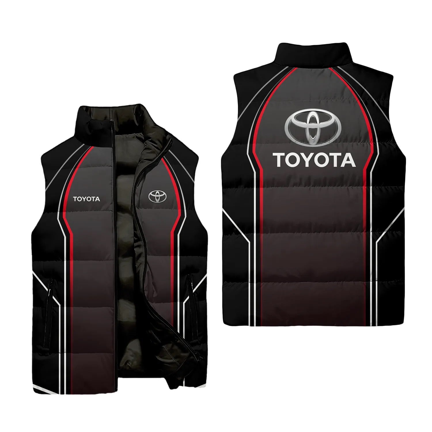 Toyota Sleeveless Puffer Jacket SC061