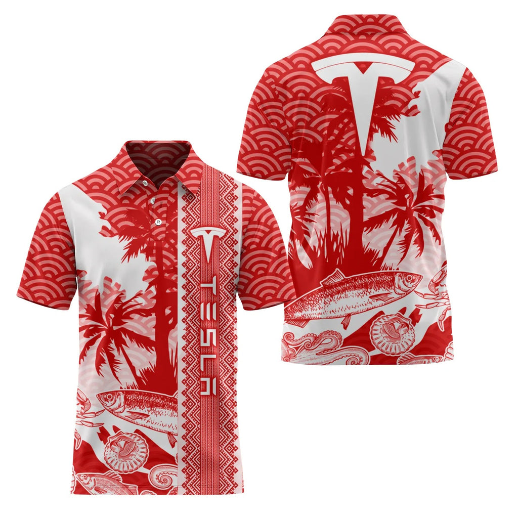 Tesla Short Sleeve Polo SHW038