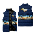 Ford Mustang Sleeveless Puffer Jacket SHW017