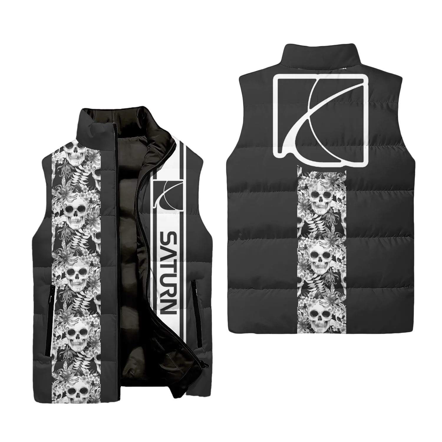 Saturn Sleeveless Puffer Jacket SHW042