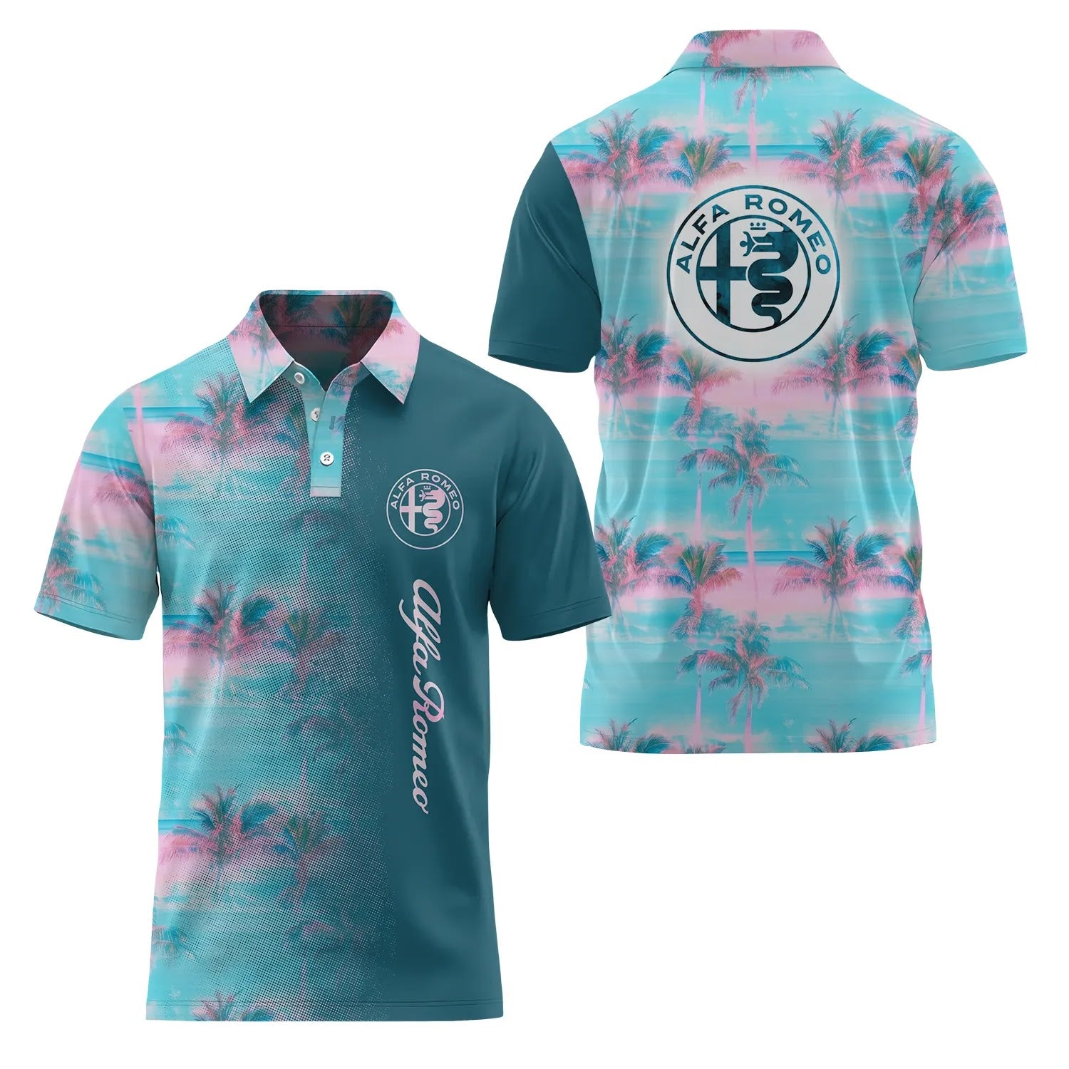 Alfa Romeo Short Sleeve Polo SHW058