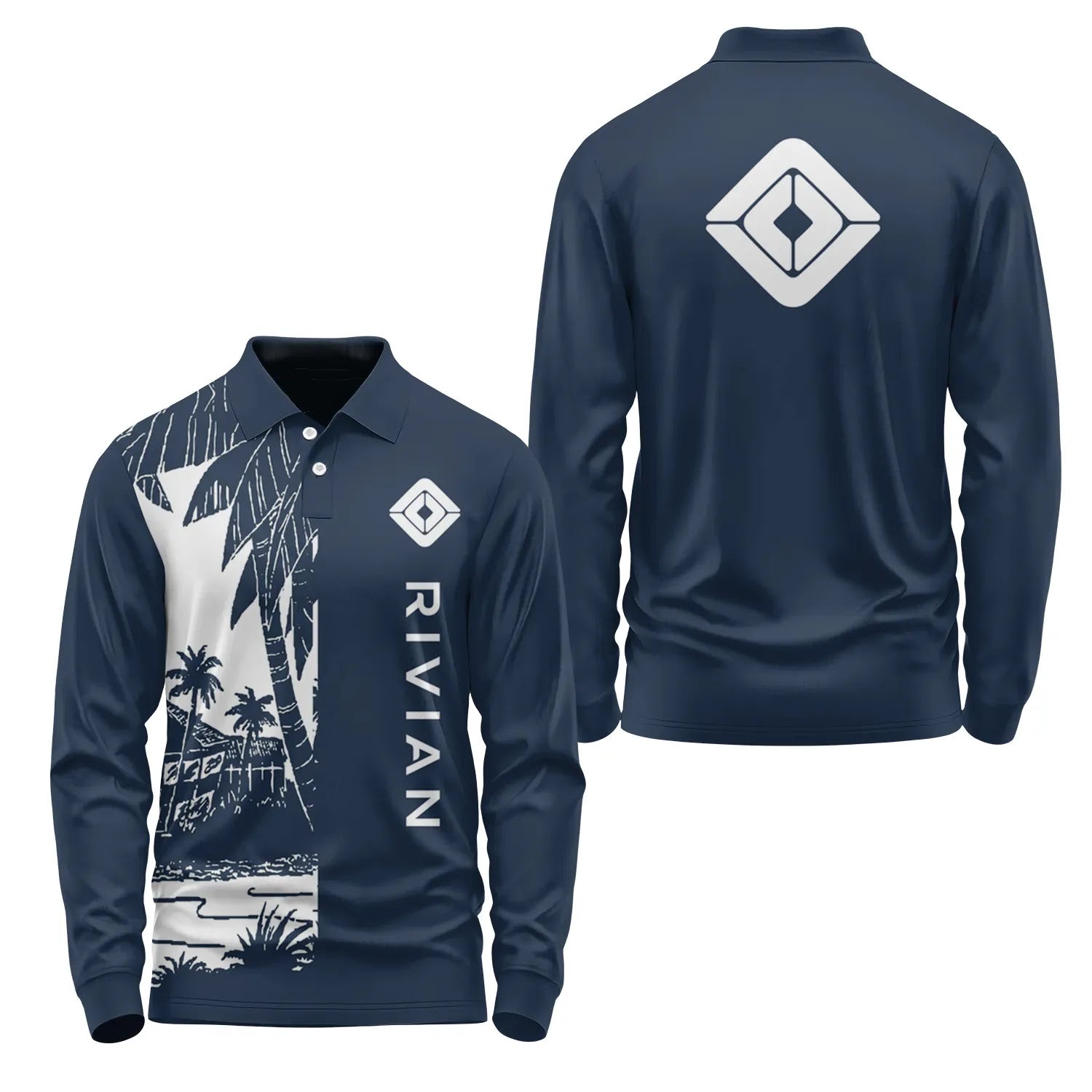 Rivian Long Sleeve Polo SHW031