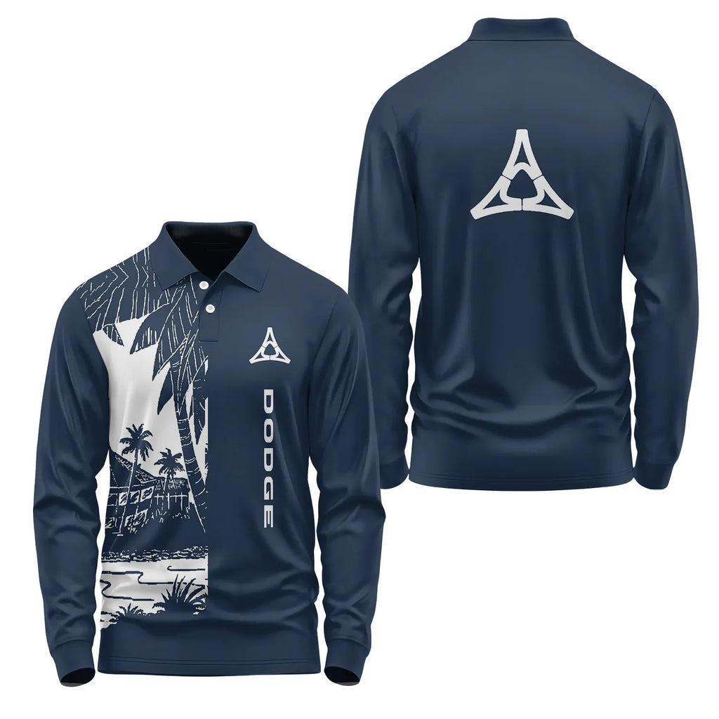 Dodge Long Sleeve Polo SHW031