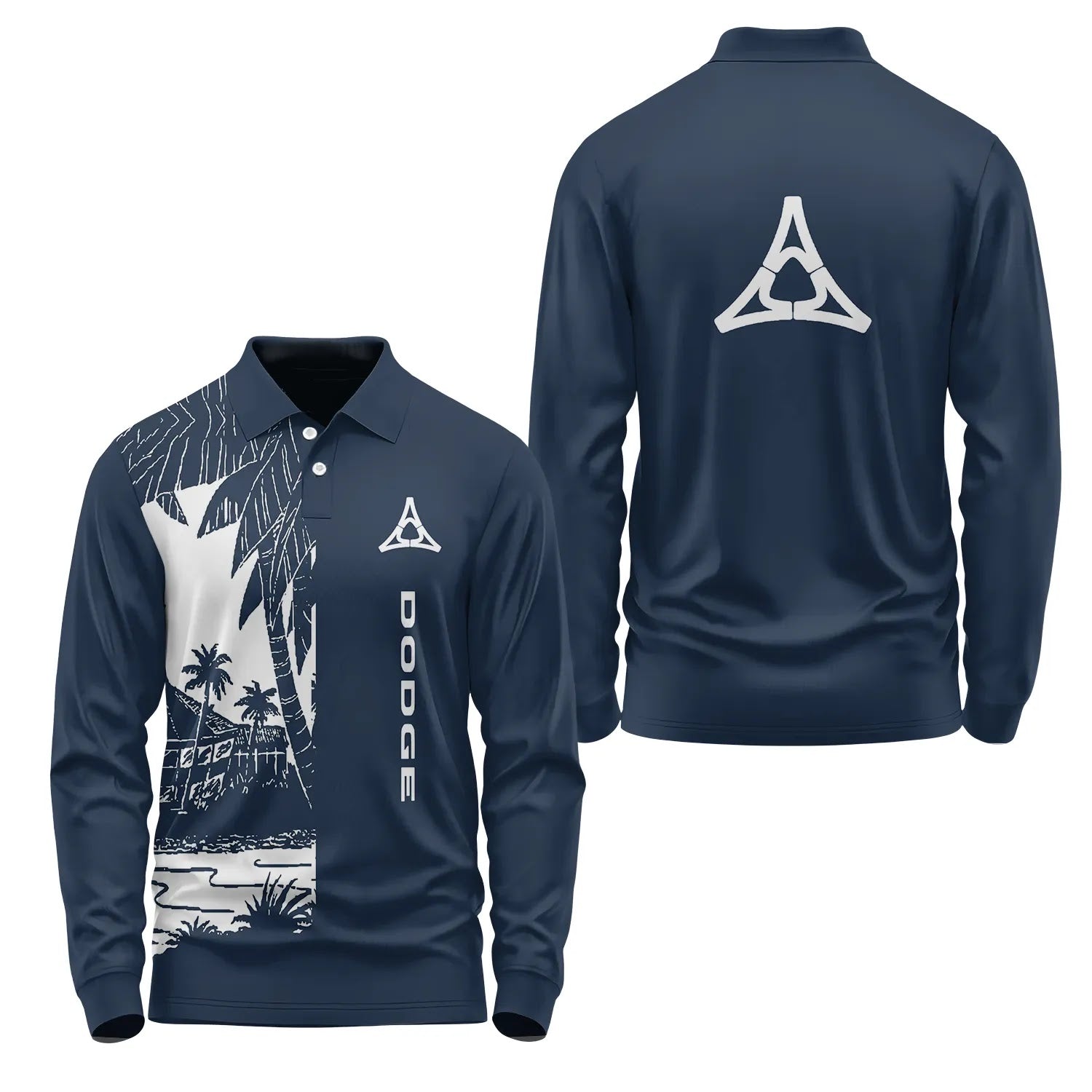 Dodge Long Sleeve Polo SHW031