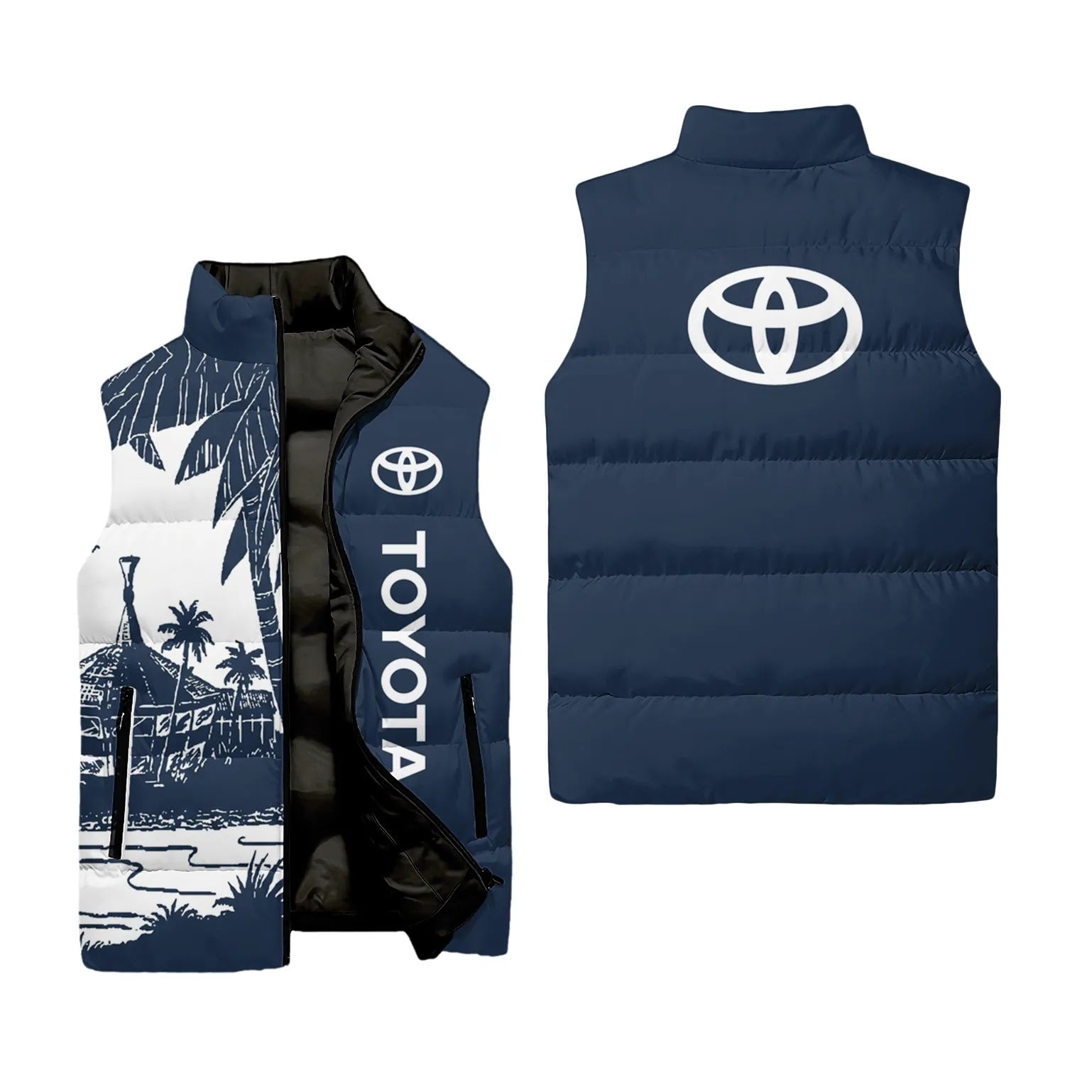 Toyota Sleeveless Puffer Jacket SHW031