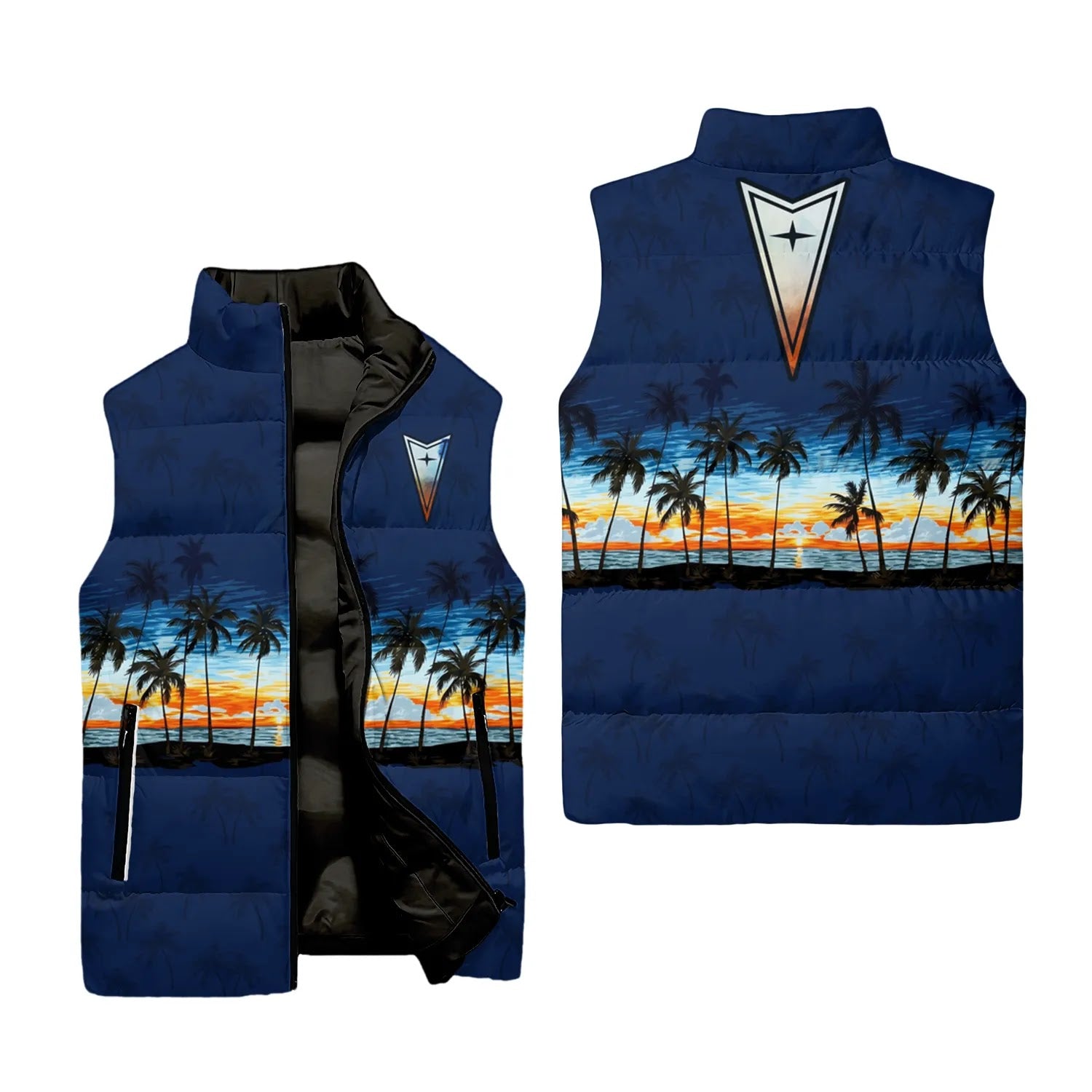 Pontiac Sleeveless Puffer Jacket SHW017