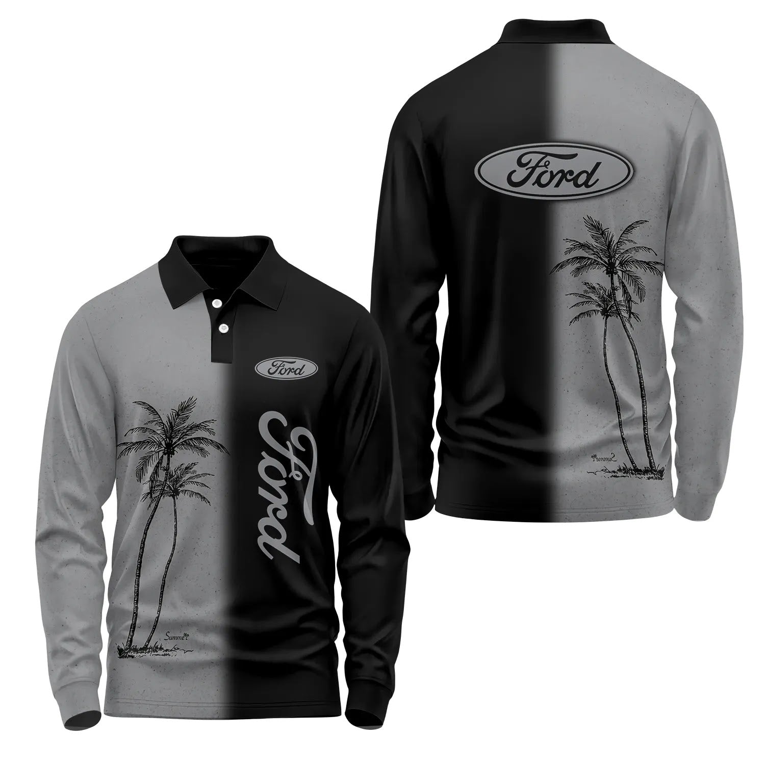 Ford Long Sleeve Polo SHW037