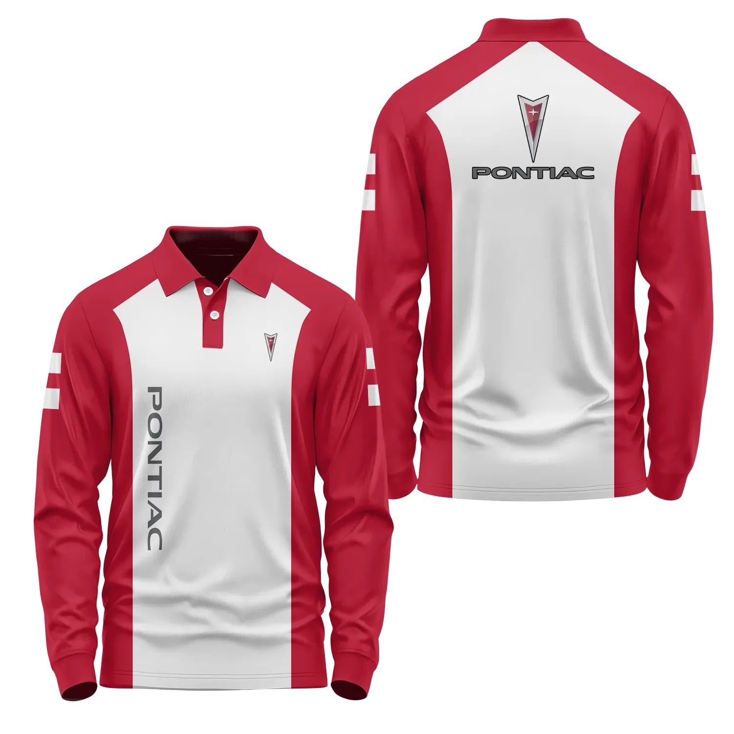 Pontiac Long Sleeve Polo SC078