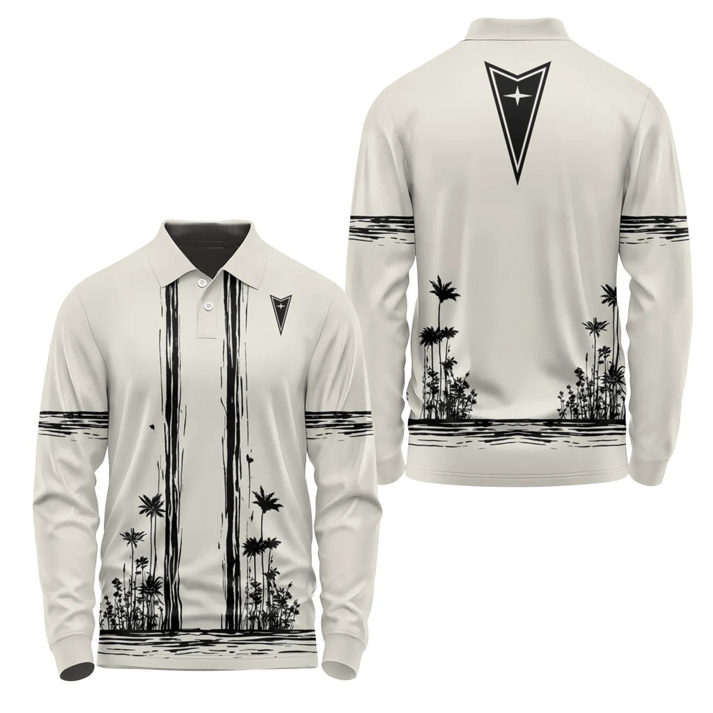 Pontiac Long Sleeve Polo SHW043