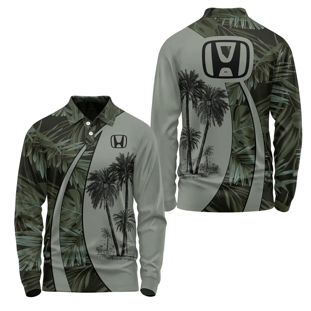 Honda Long Sleeve Polo SHW063