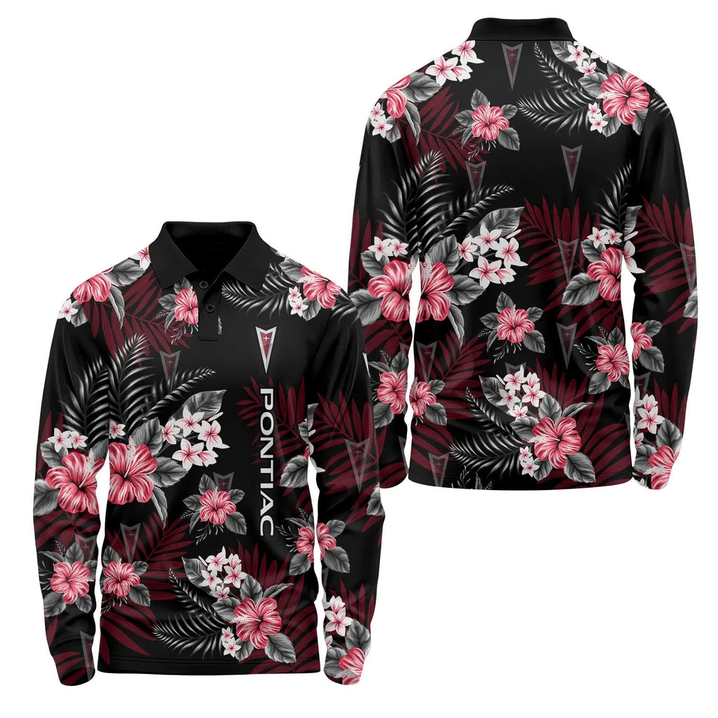 Pontiac Long Sleeve Polo SC054