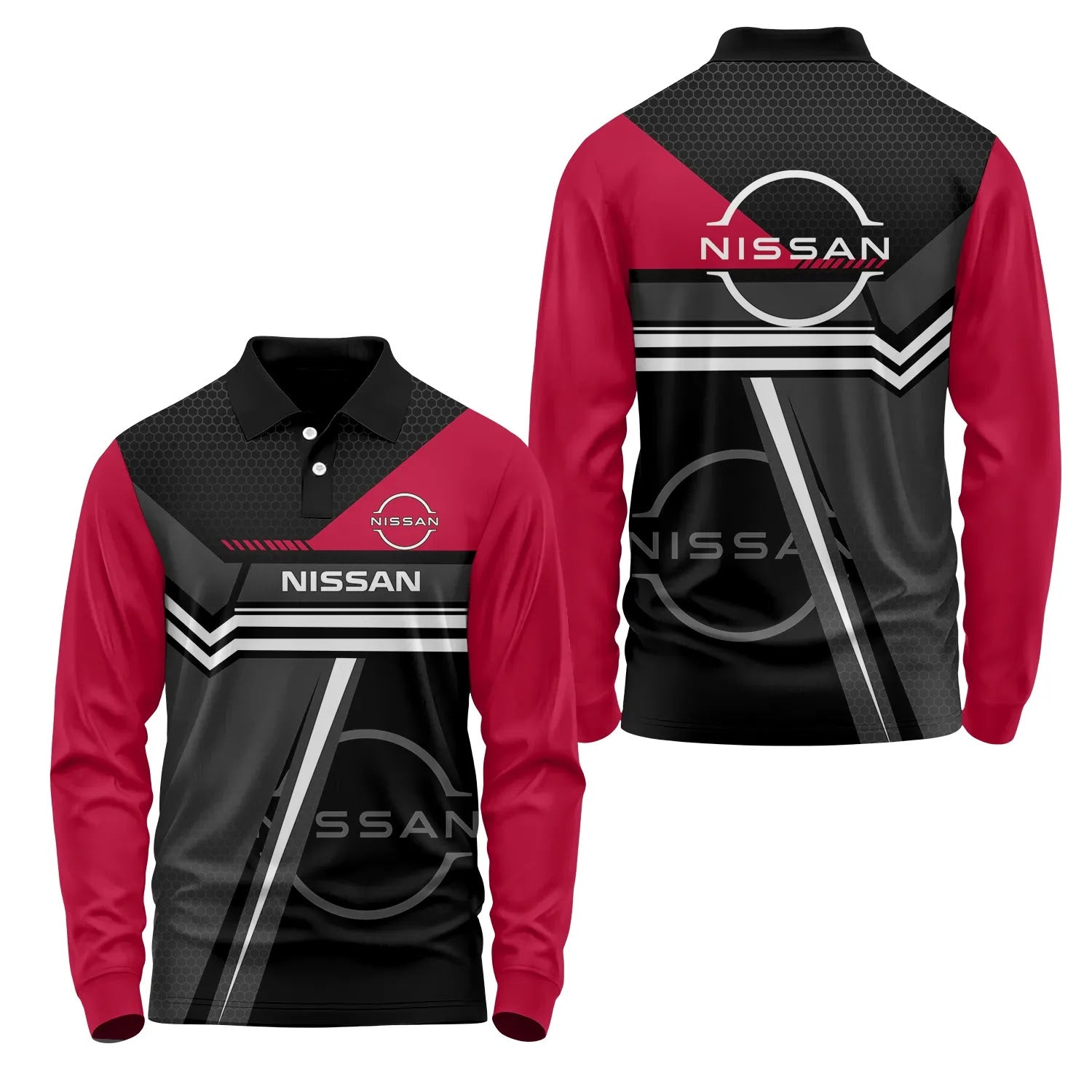 Nissan Long Sleeve Polo SC071