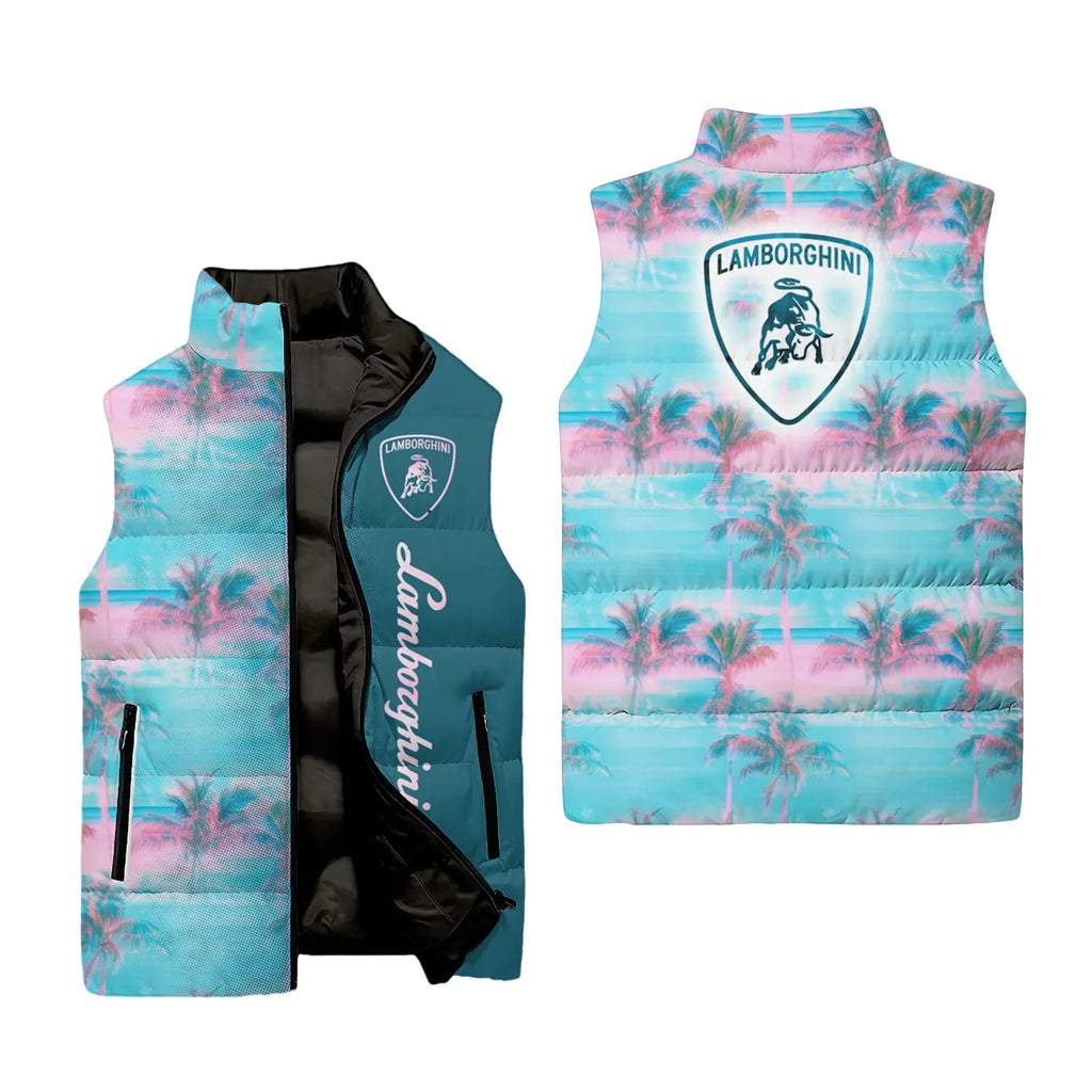 Lamborghini Sleeveless Puffer Jacket SHW058