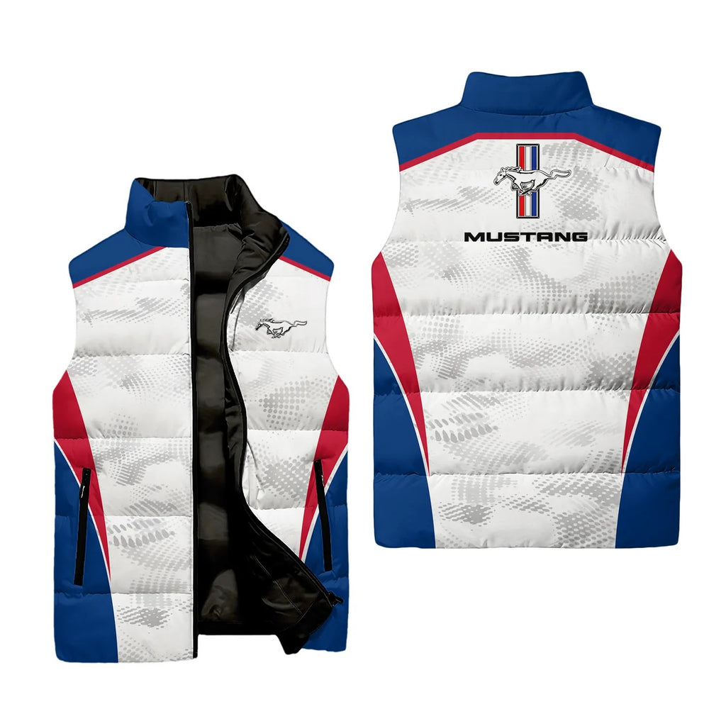 Ford Mustang Sleeveless Puffer Jacket SC081