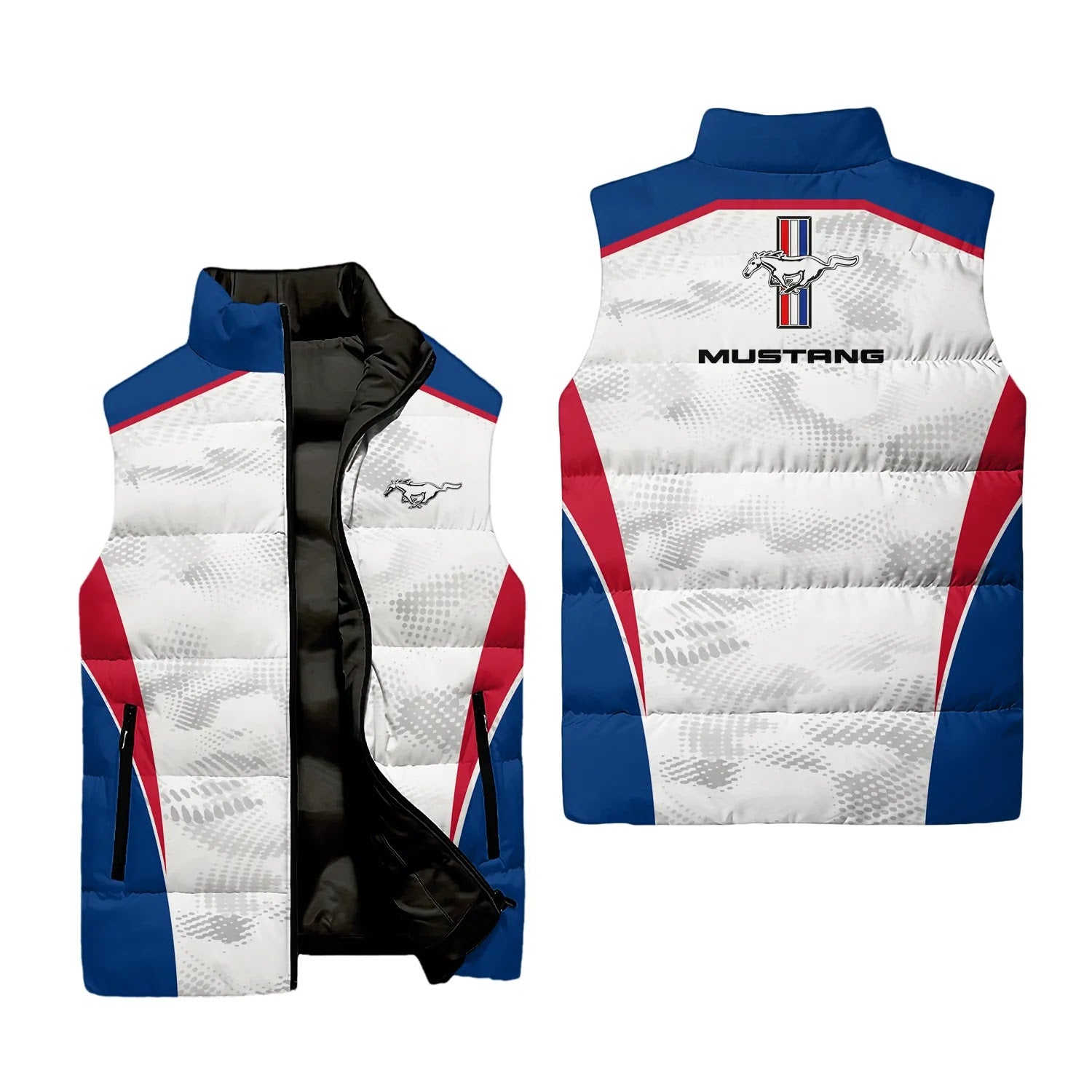 Ford Mustang Sleeveless Puffer Jacket SC081