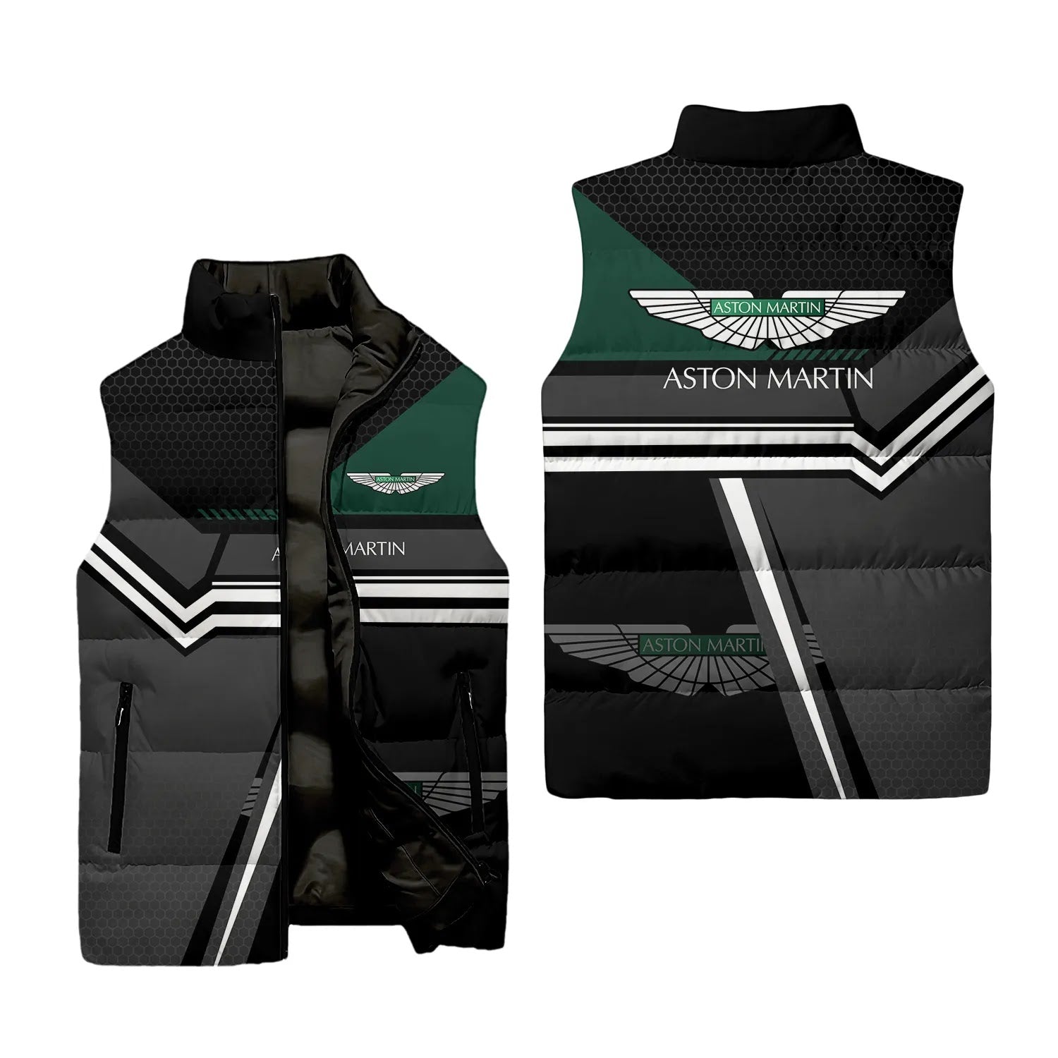 Aston Martin Sleeveless Puffer Jacket SC071