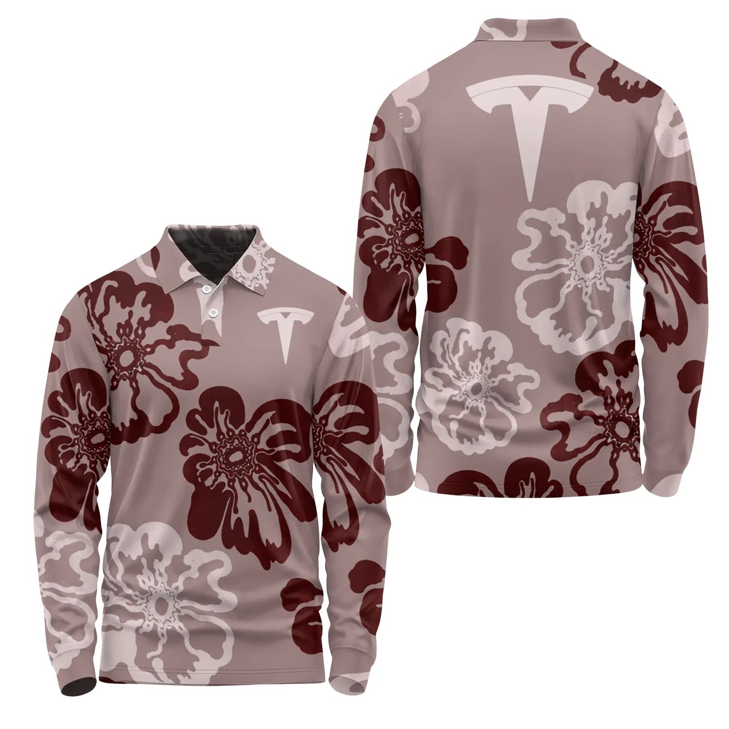 Tesla Long Sleeve Polo SHW073