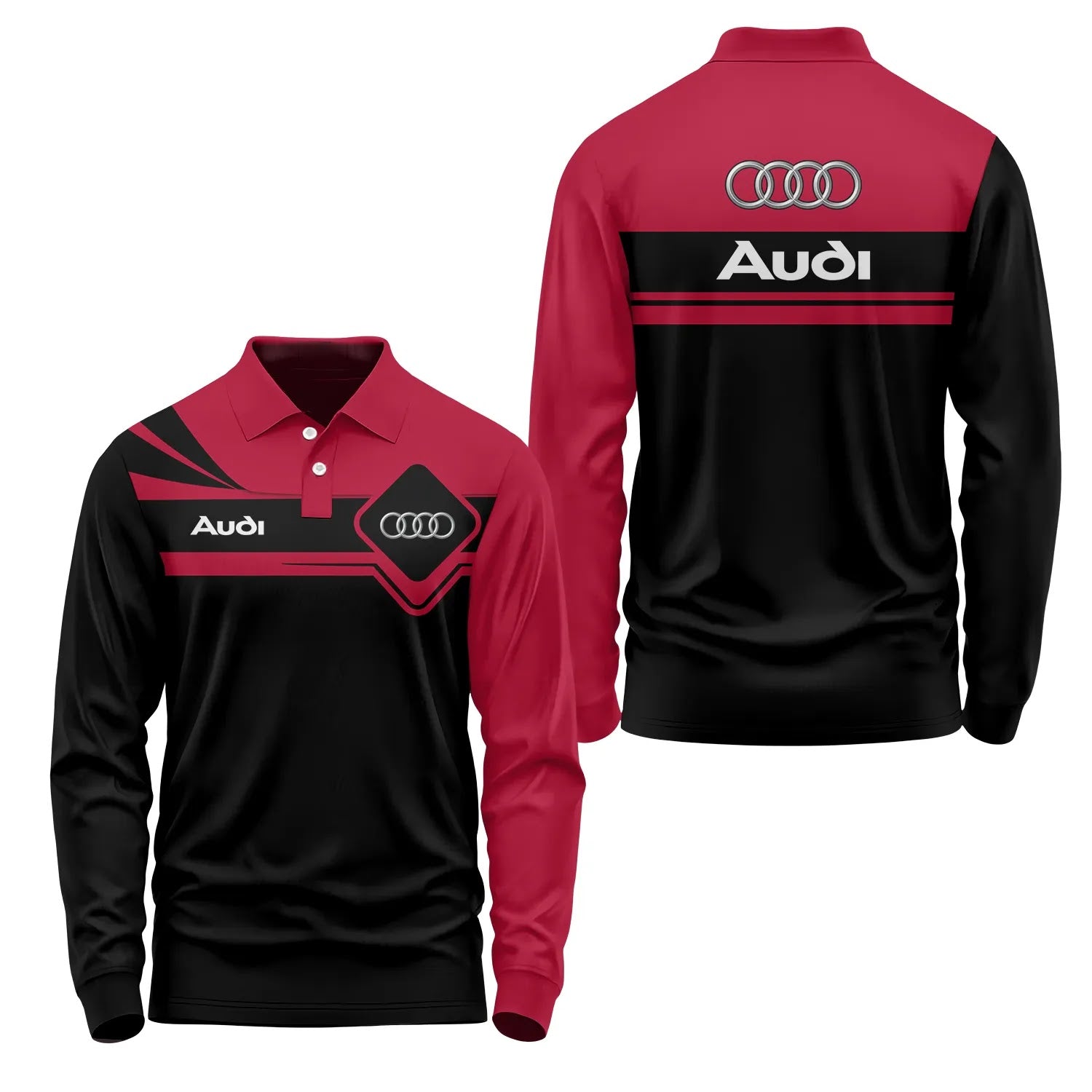 Audi Long Sleeve Polo SC066