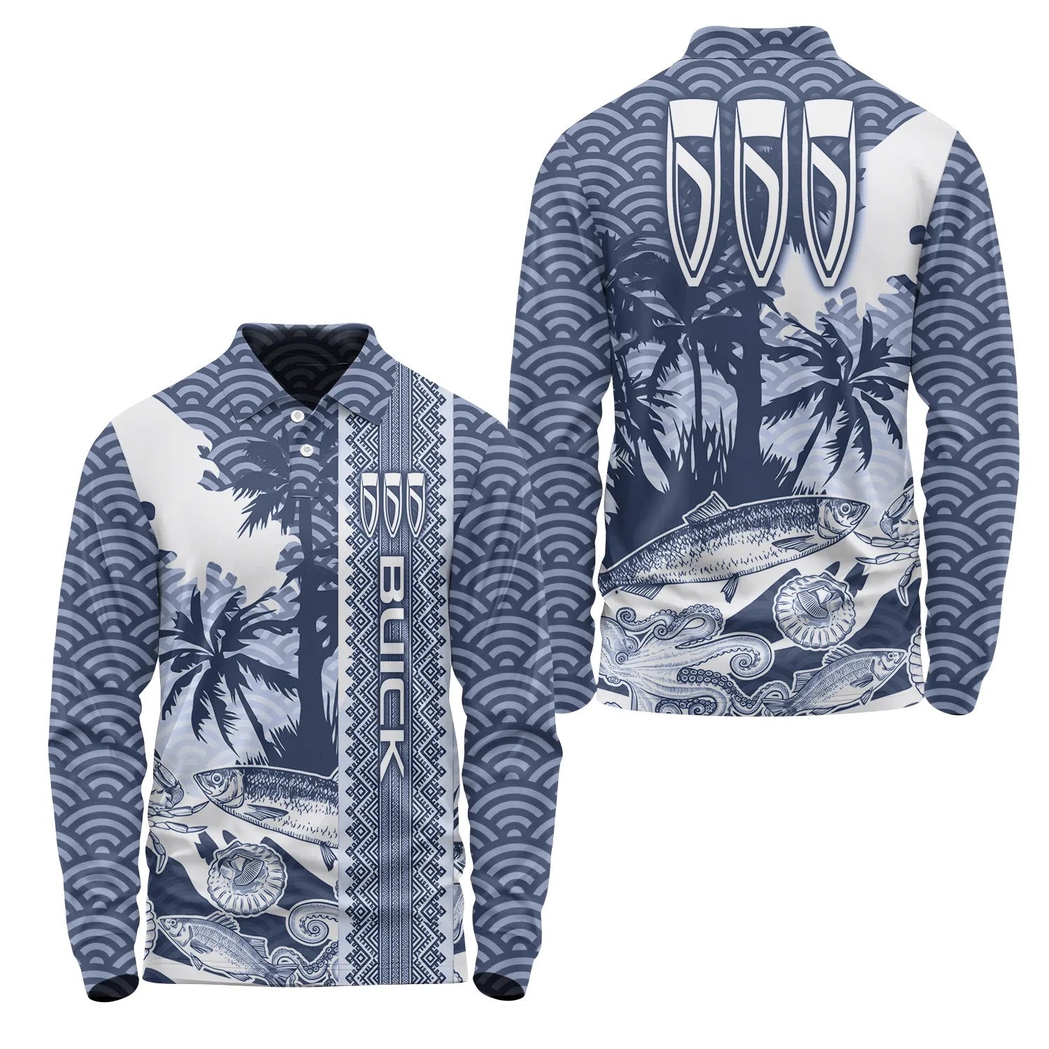 Buick Long Sleeve Polo SHW038
