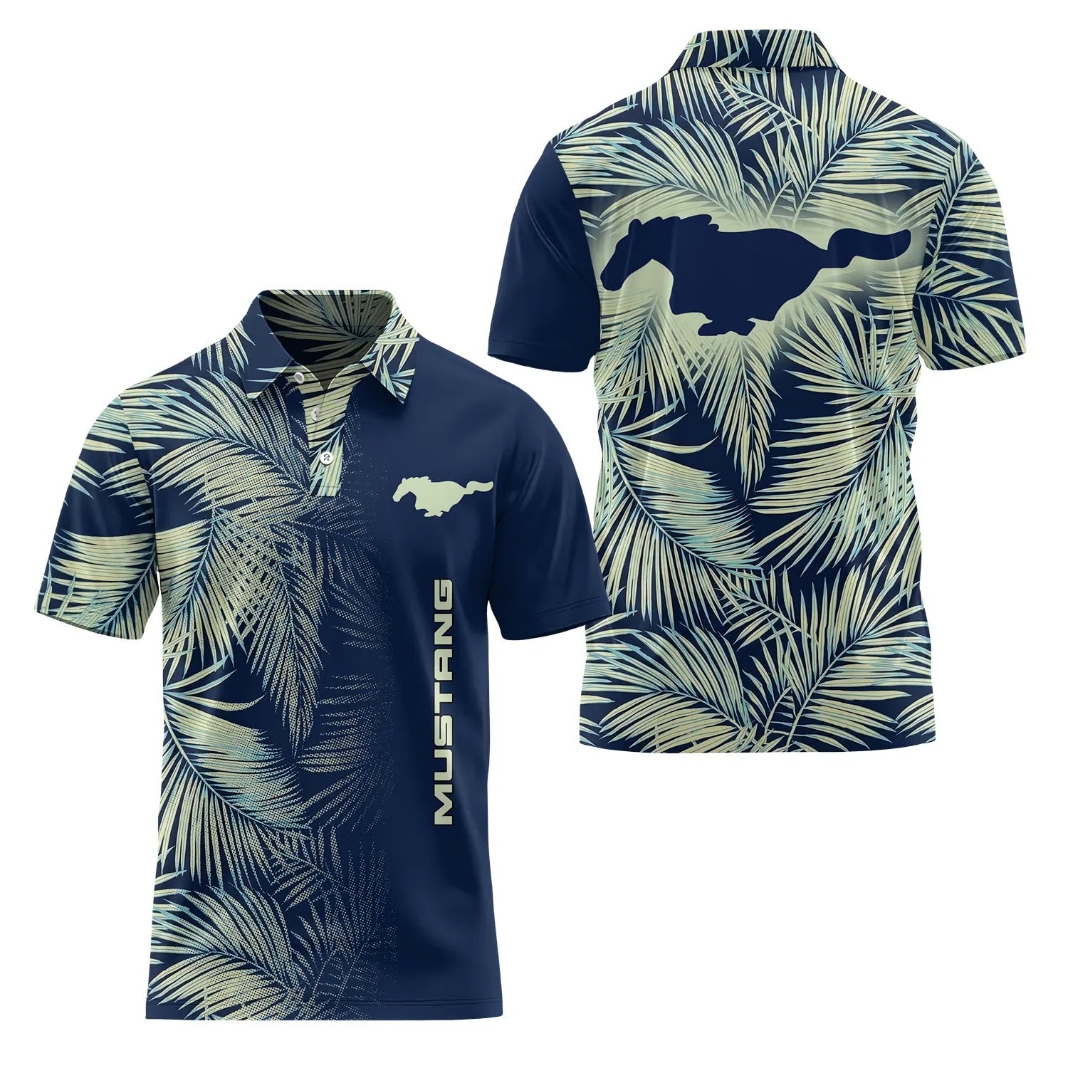 Ford Mustang Short Sleeve Polo SHW003