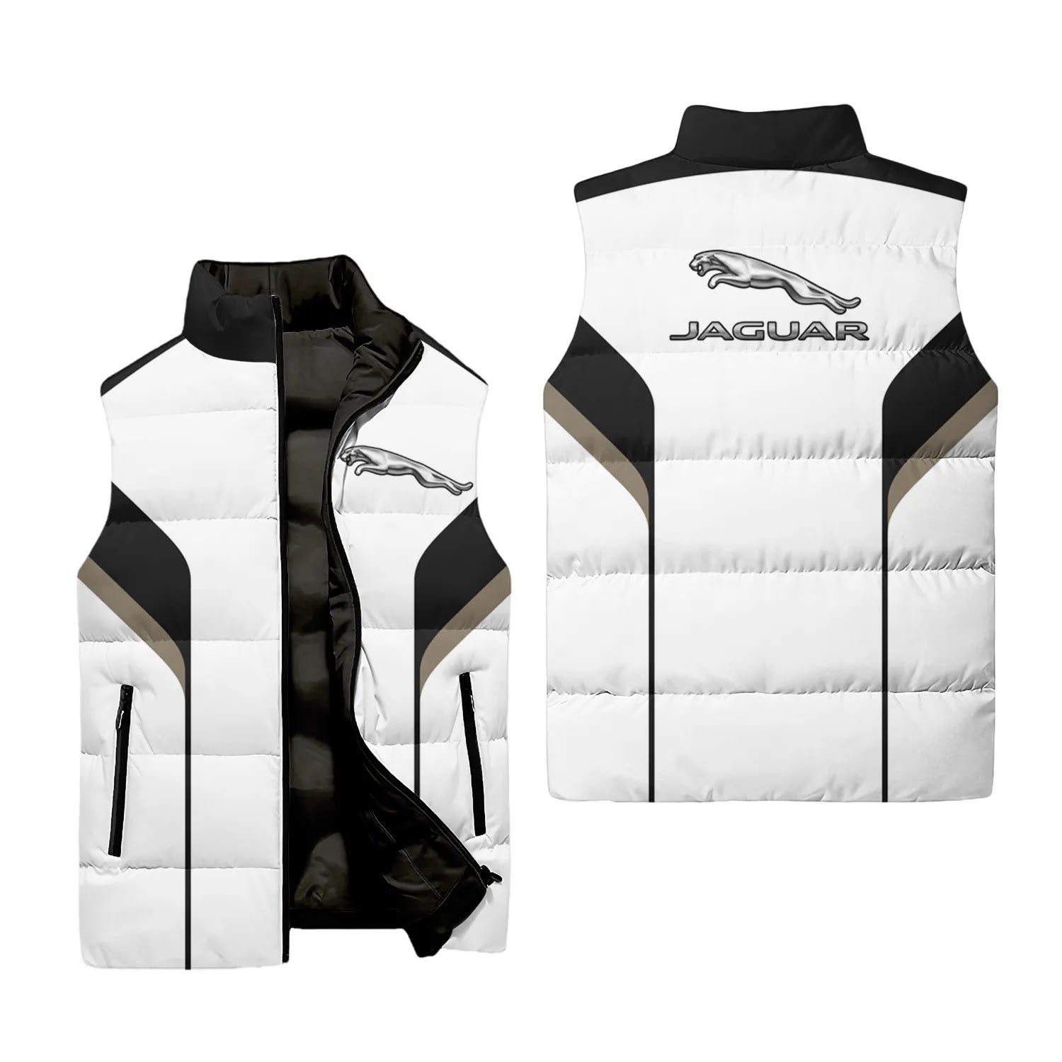 Jaguar Sleeveless Puffer Jacket SC113