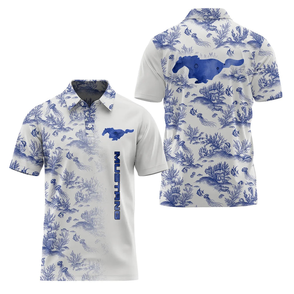 Ford Mustang Short Sleeve Polo SHW009