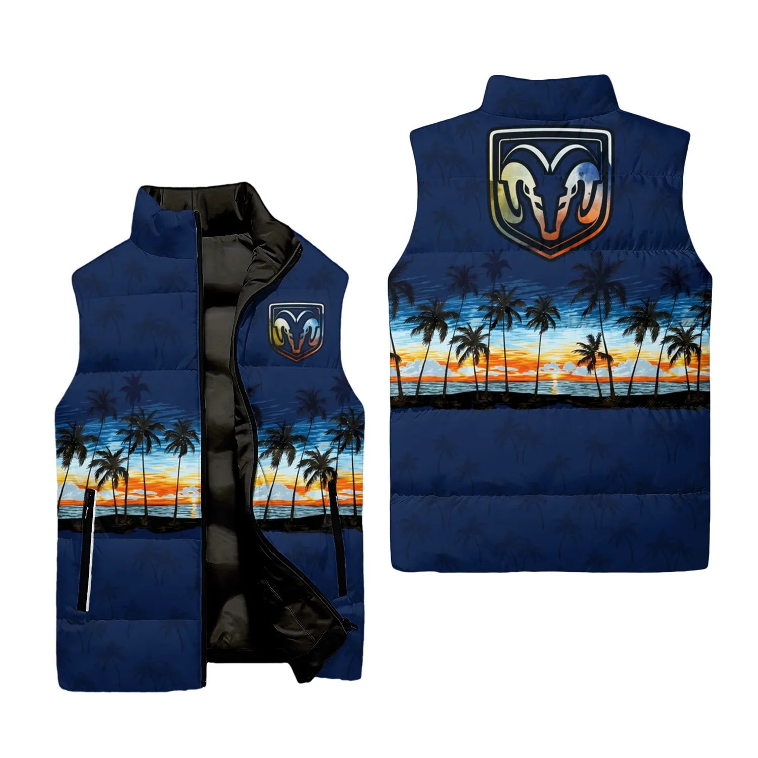 Ram Sleeveless Puffer Jacket SHW017