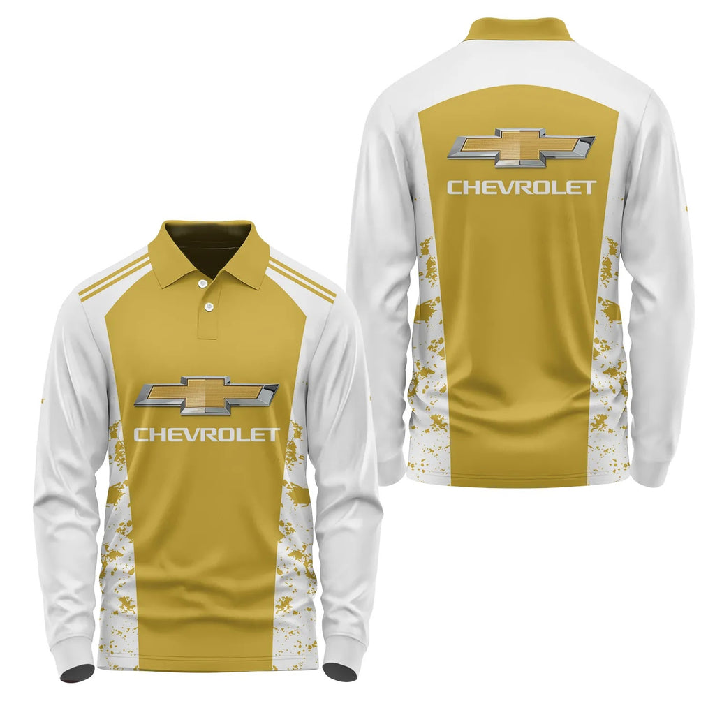 Chevrolet Long Sleeve Polo SC089