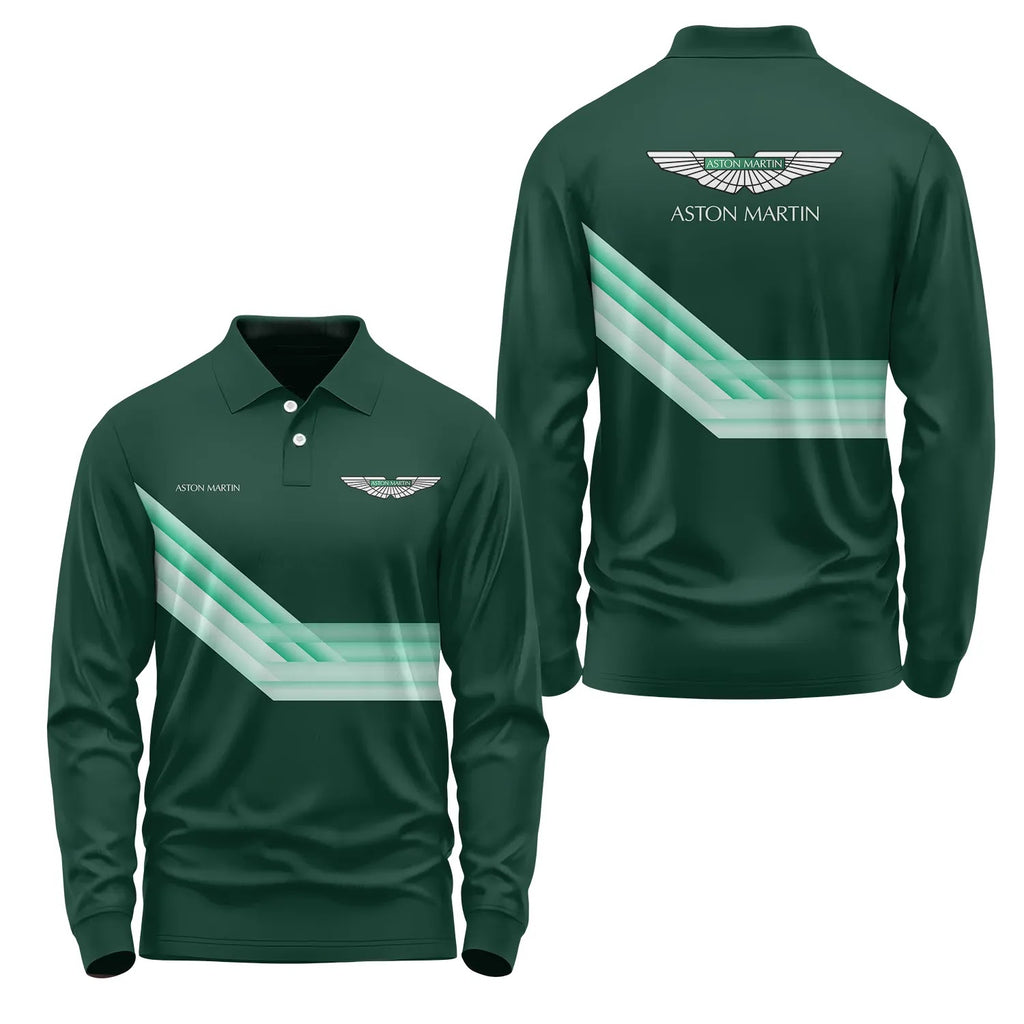 Aston Martin Long Sleeve Polo SC106