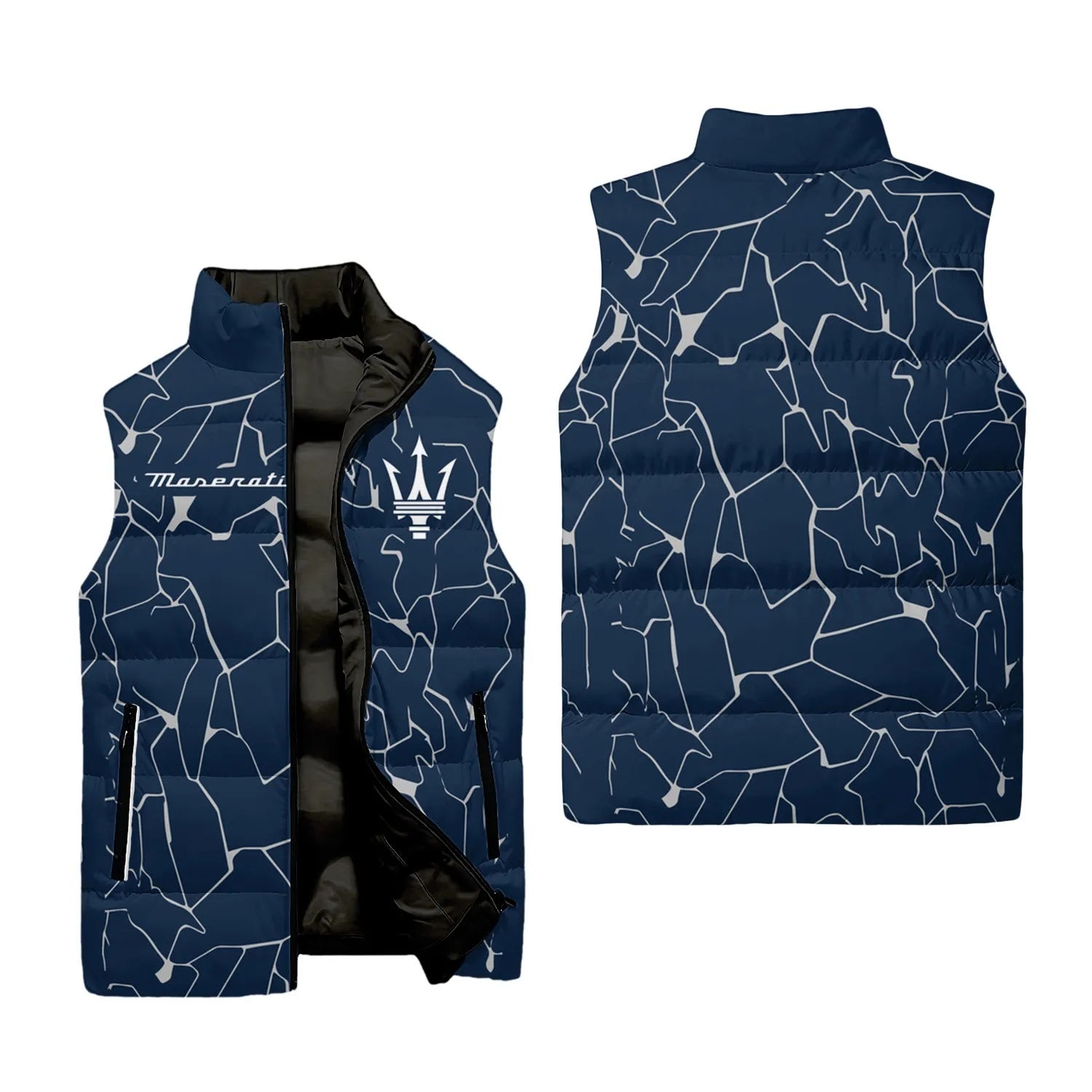 Maserati Sleeveless Puffer Jacket SC103