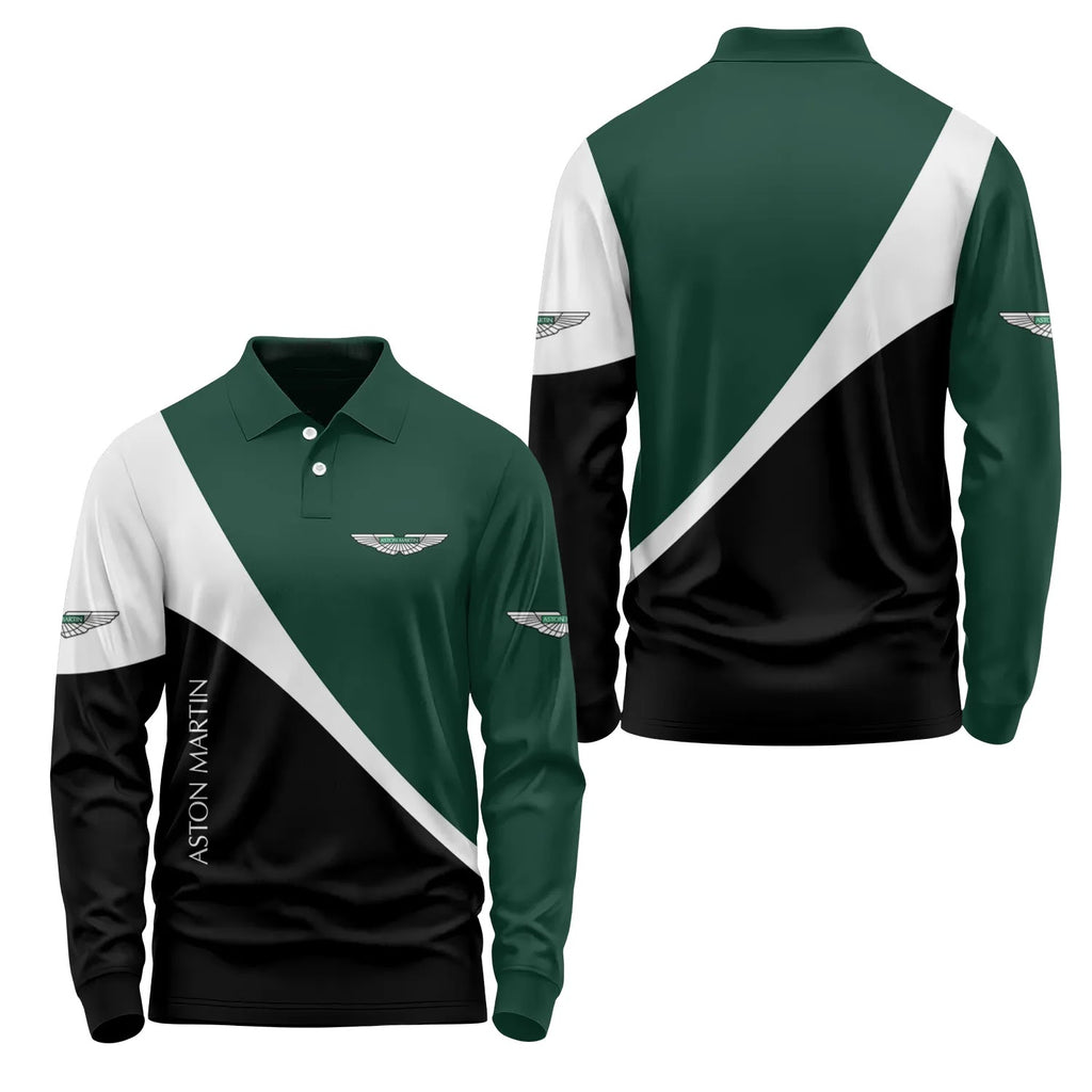 Aston Martin Long Sleeve Polo SC090