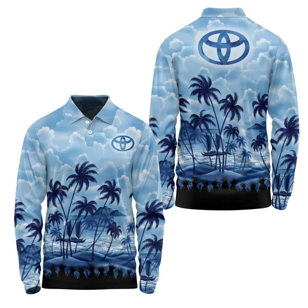 Toyota Long Sleeve Polo SHW018