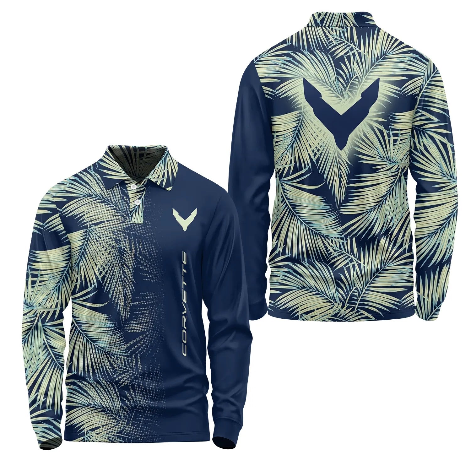 Corvette Long Sleeve Polo SHW003