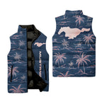Ford Mustang Sleeveless Puffer Jacket SHW013