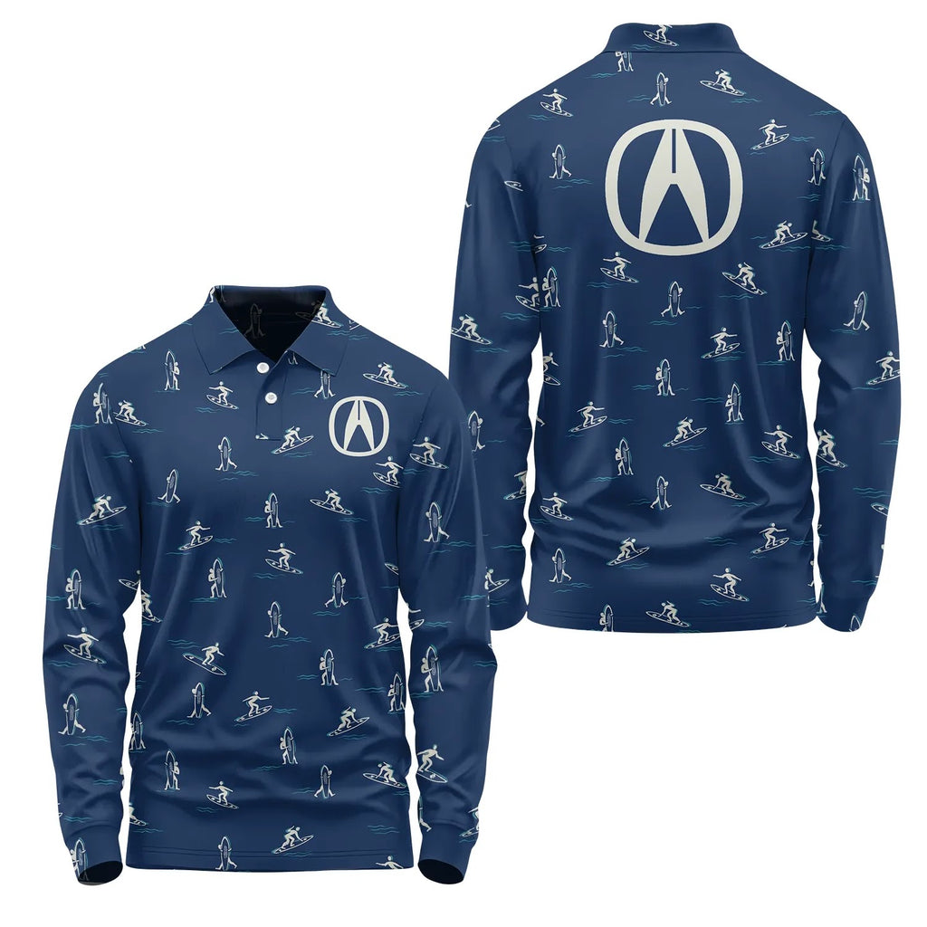 Acura Long Sleeve Polo SHW011