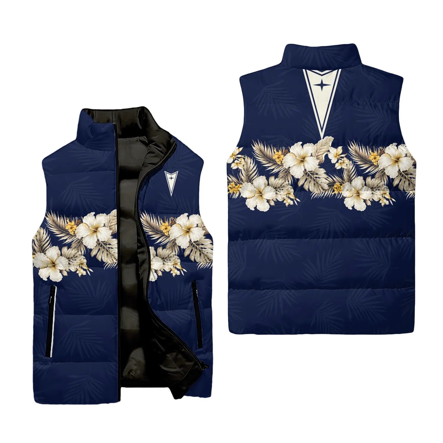 Pontiac Sleeveless Puffer Jacket SHW047
