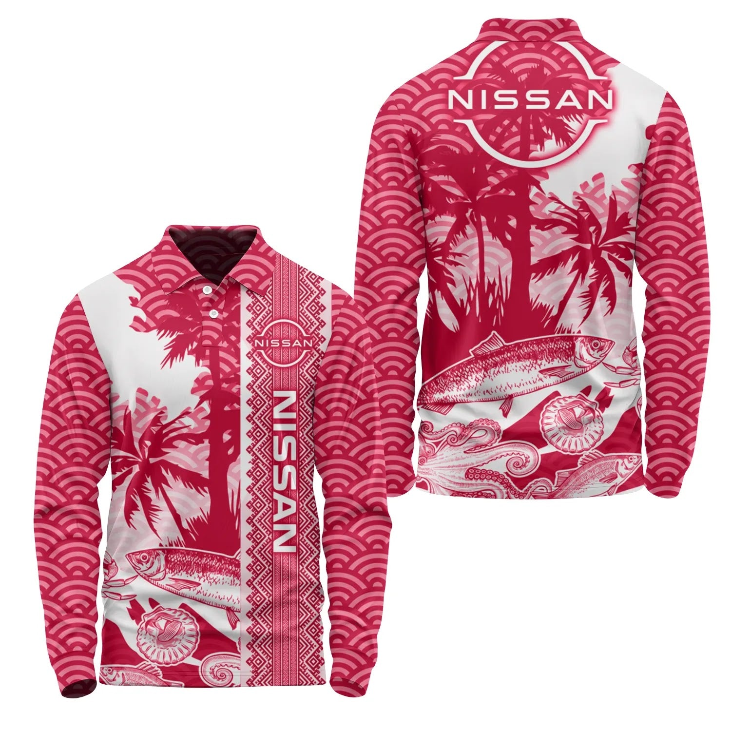 Nissan Long Sleeve Polo SHW038