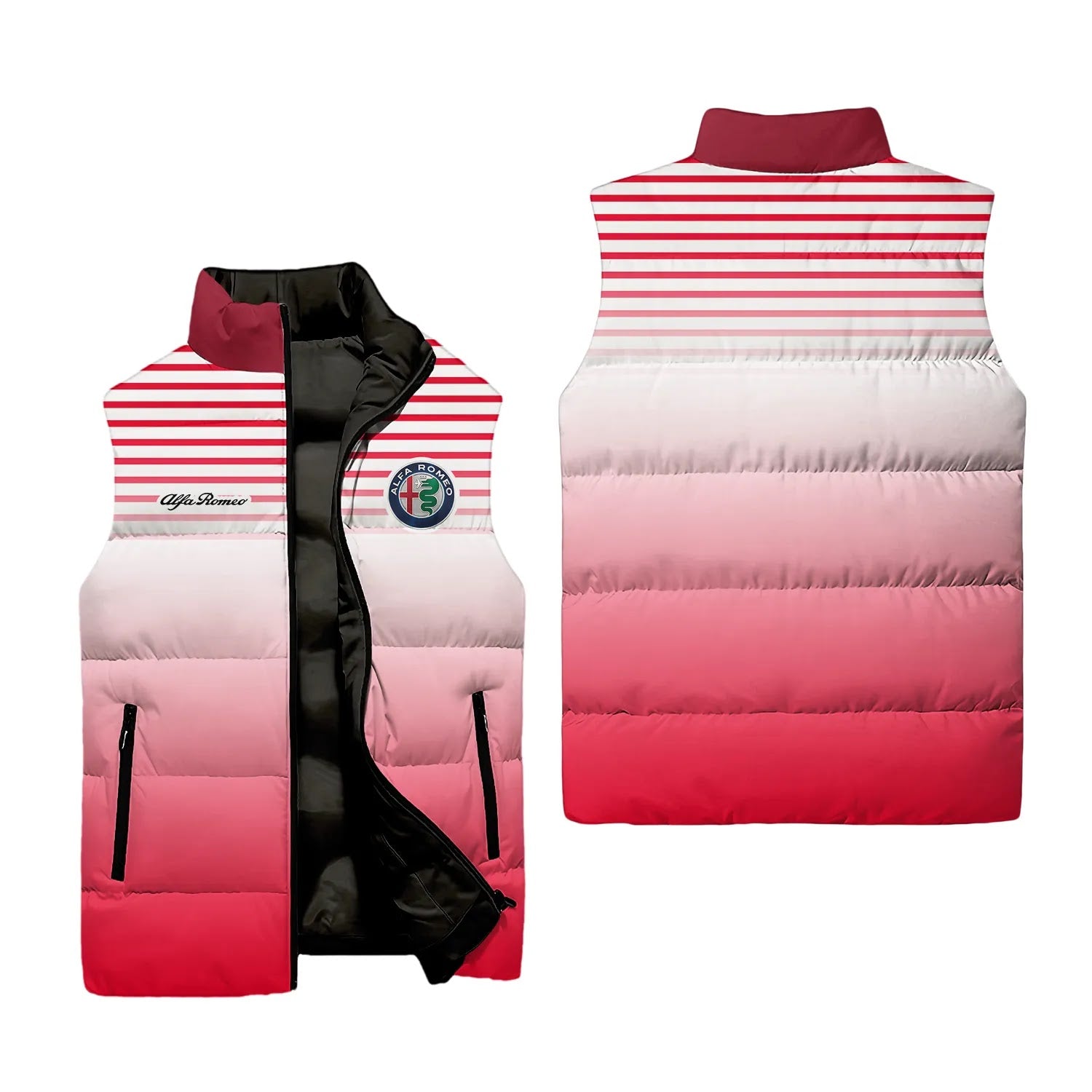 Alfa Romeo Sleeveless Puffer Jacket SC107