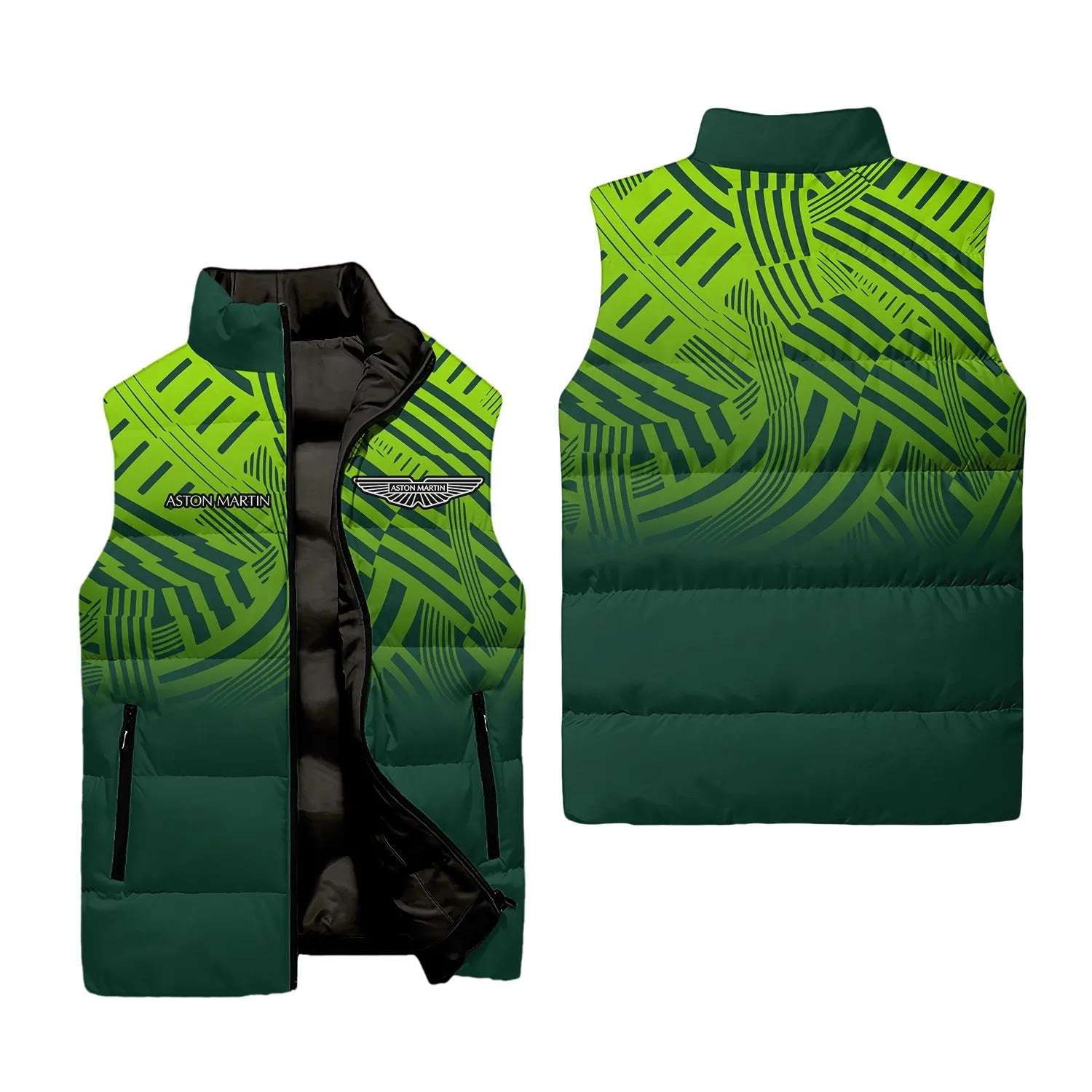 Aston Martin Sleeveless Puffer Jacket SC121