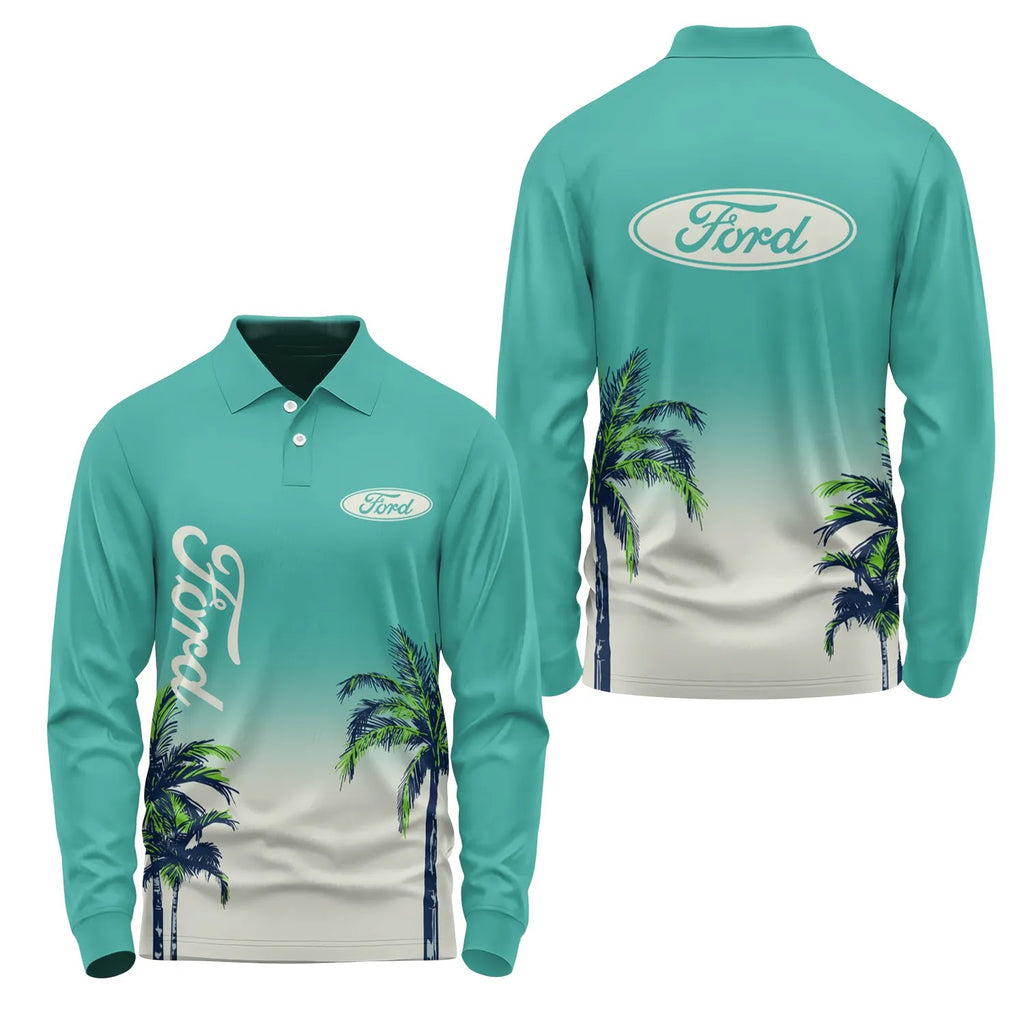 Ford Long Sleeve Polo SHW020