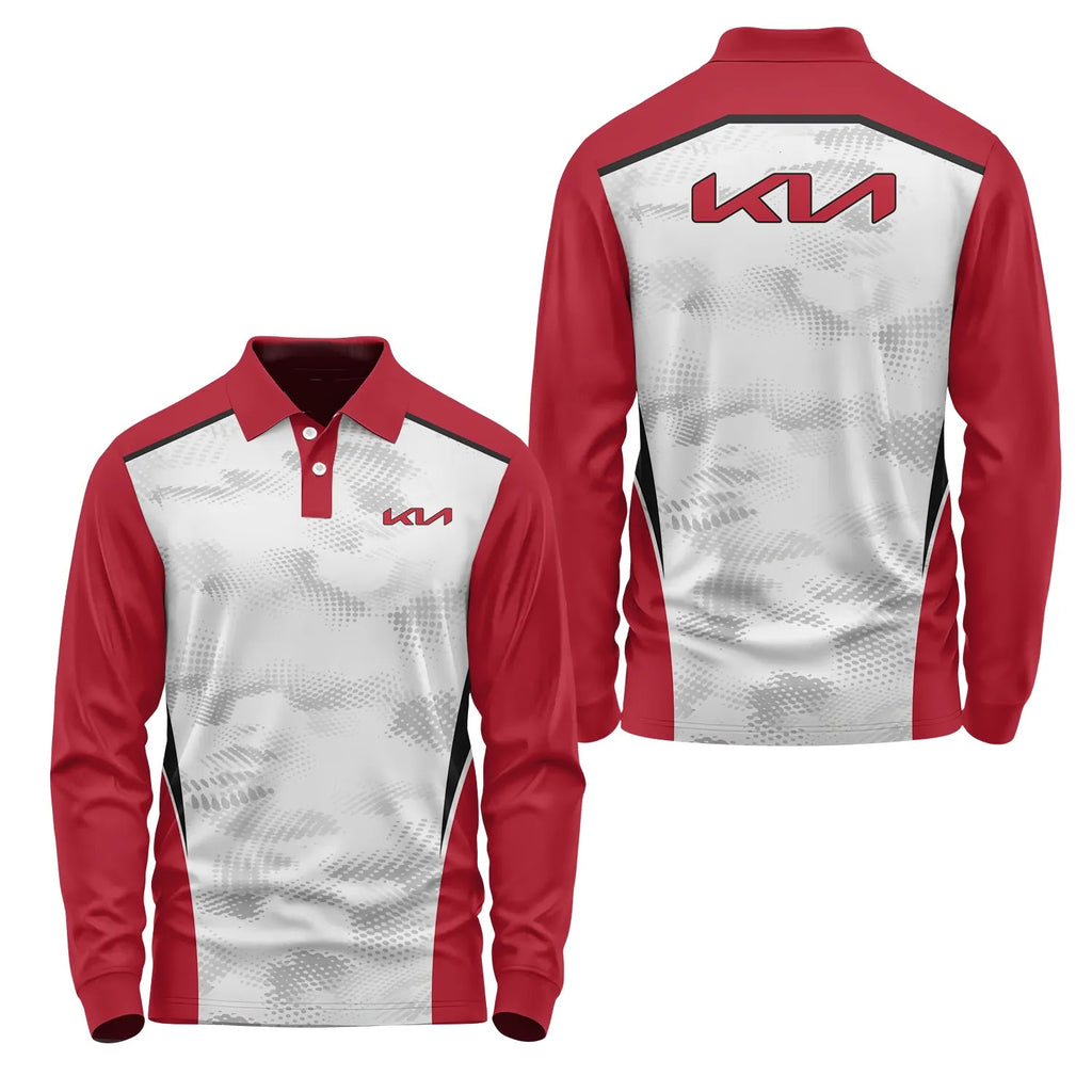 Kia Long Sleeve Polo SC081