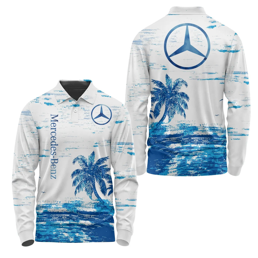Mercedes-Benz Long Sleeve Polo SHW069